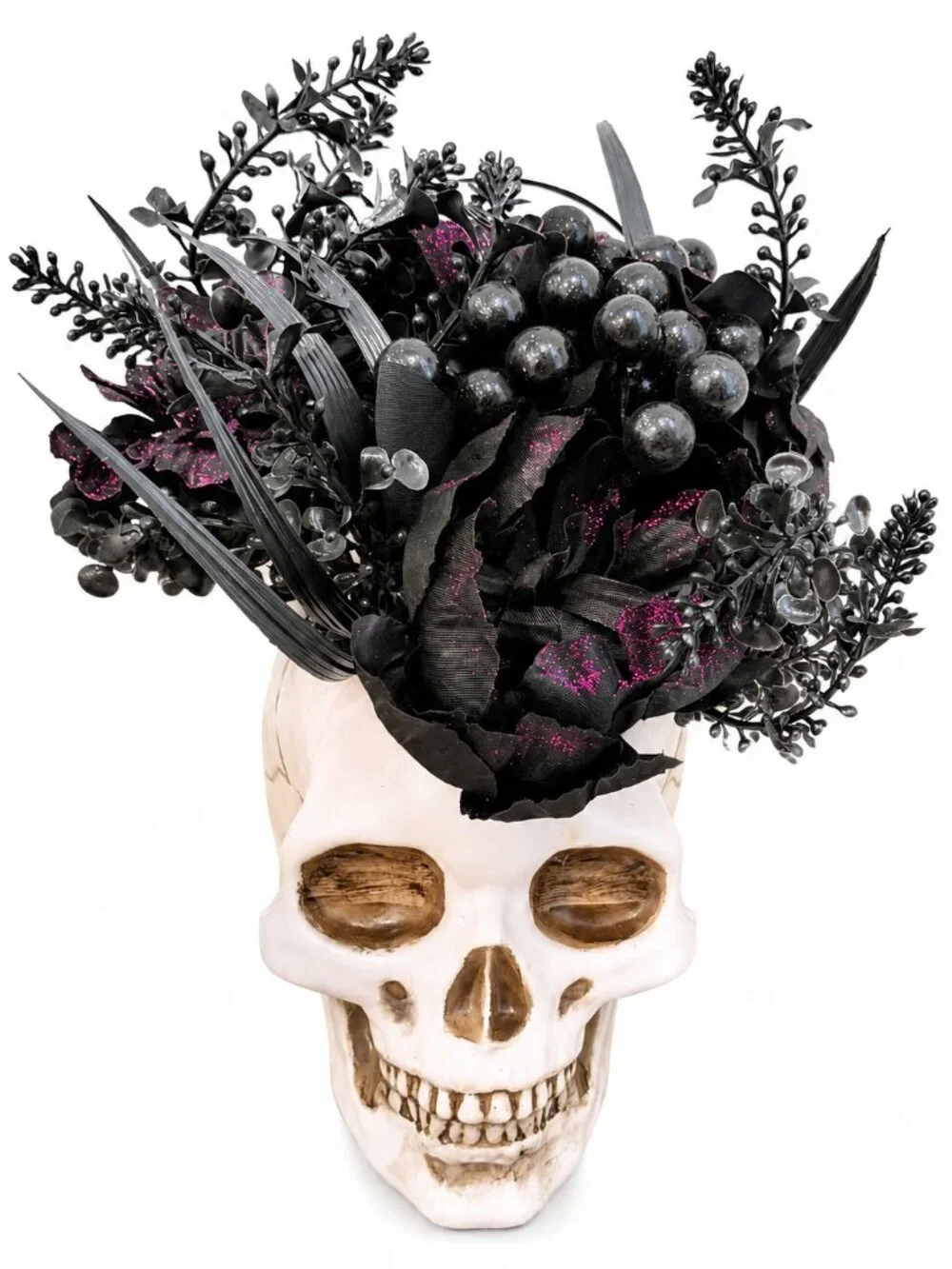 Hyde & EEK! Boutique Faux Creepy Plant Skull Pot Halloween Decor Target 10